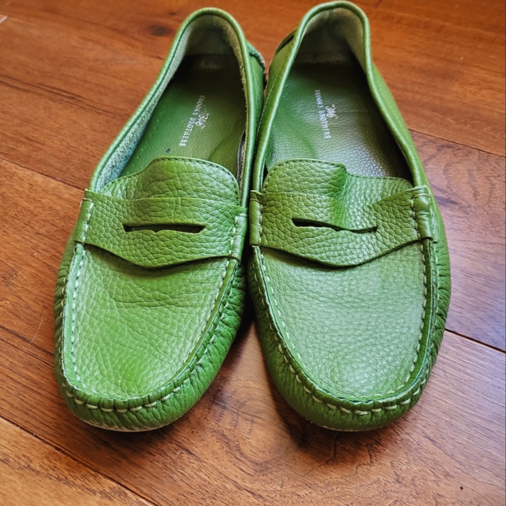 Brooks Brothers 346 Green Loafers